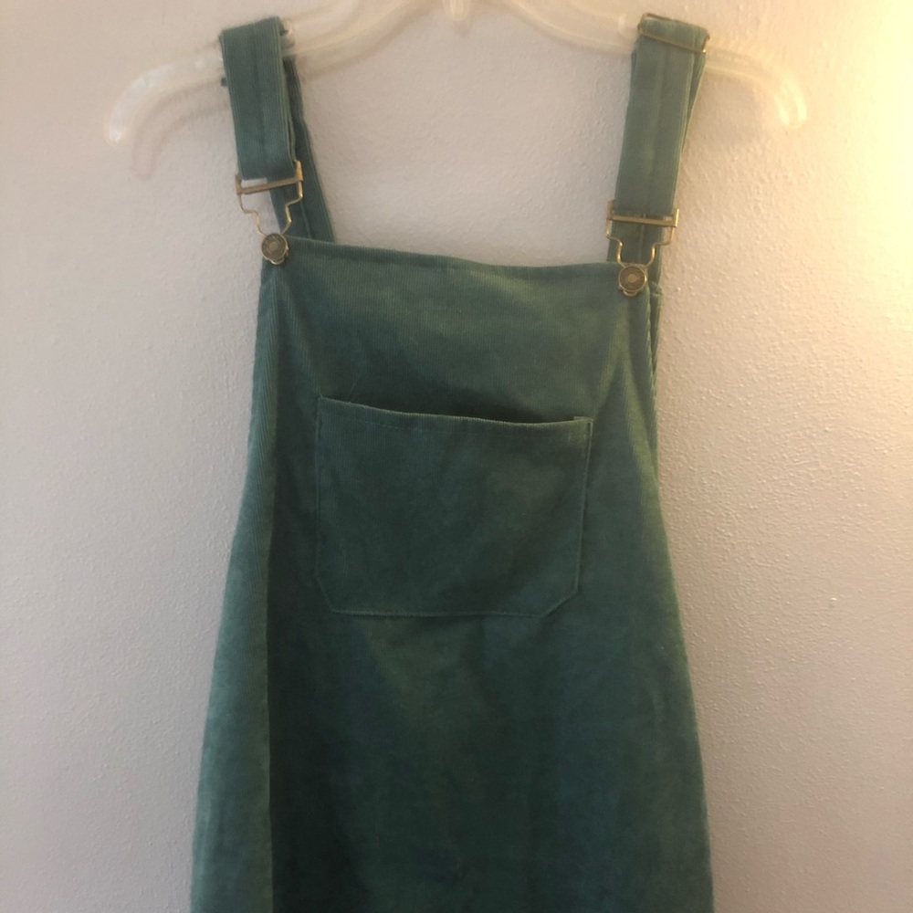 Corduroy overall spring dress